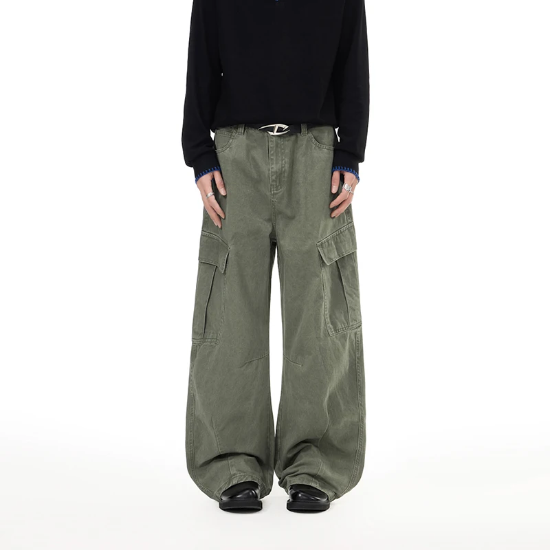 Новые осенние мужские брюки-карго однотонные с боковыми карманами, повседневные широкие брюки универсального силуэта для мужчин
Новые осенние мужские брюки-карго однотонные с боковыми карманами, повседневные широкие брюки универсального силуэта для мужчин