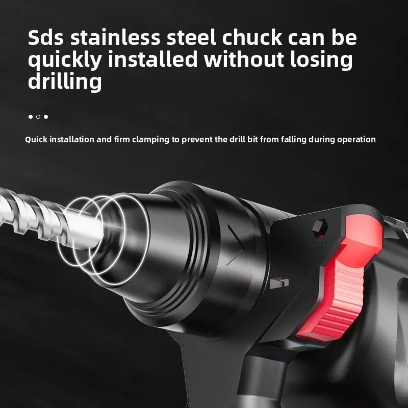 110V/220V Brushless Cordless Hammer Drill Impact Drill Chisel Electric Drill with Lithium Battery AAB
110V/220V Brushless Cordless Hammer Drill Impact Drill Chisel Electric Drill with Lithium Battery AAB