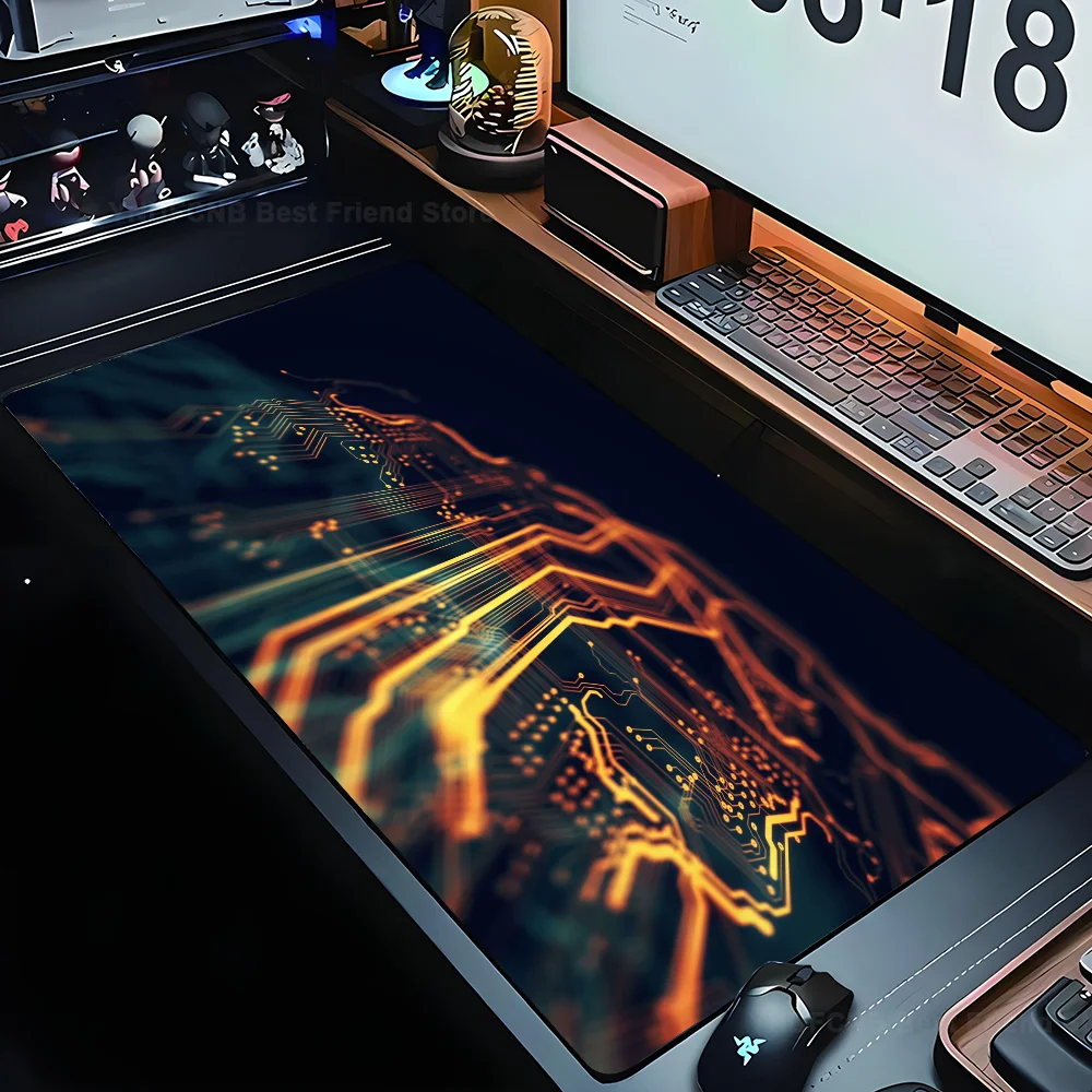 Black Circuit Board Pattern Mouse Mat Desk Mat With Pad Gaming Accessories Prime Gaming XXL Keyboard Pad
Black Circuit Board Pattern Mouse Mat Desk Mat With Pad Gaming Accessories Prime Gaming XXL Keyboard Pad