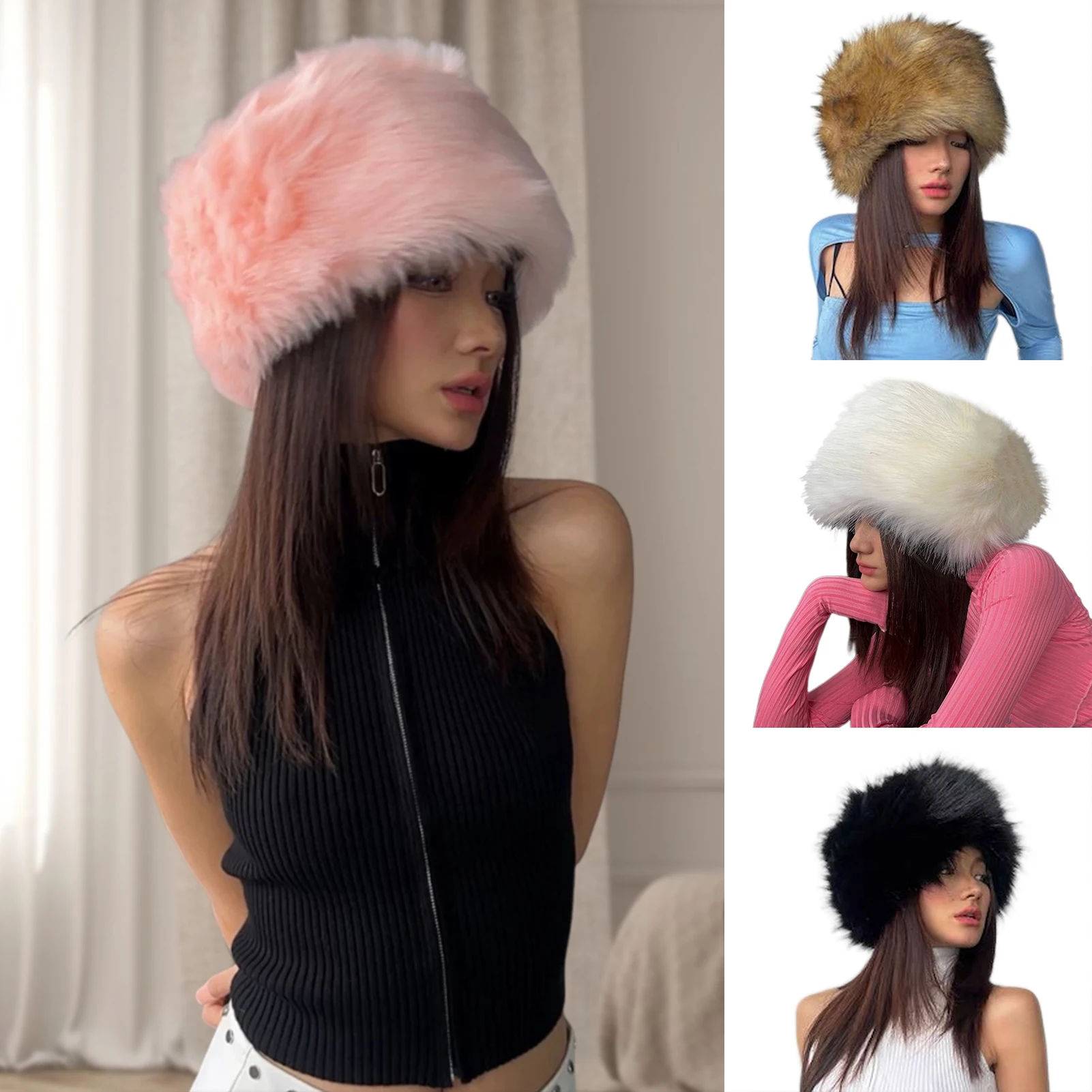 Женская меховая плюшевая повязка на голову, модные ветрозащитные наушники, элегантные пушистые зимние шапки для занятий спортом на открытом воздухе
Женская меховая плюшевая повязка на голову, модные ветрозащитные наушники, элегантные пушистые зимние шапки для занятий спортом на открытом воздухе