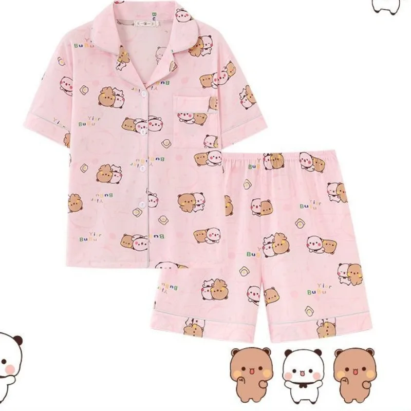 Kawaii Anime bubu dudu Pajama Set Soft Comfortable Man Women Sleepwear Cotton Loose Pyjama Suit Loose Home Clothes birthday gift
Kawaii Anime bubu dudu Pajama Set Soft Comfortable Man Women Sleepwear Cotton Loose Pyjama Suit Loose Home Clothes birthday gift