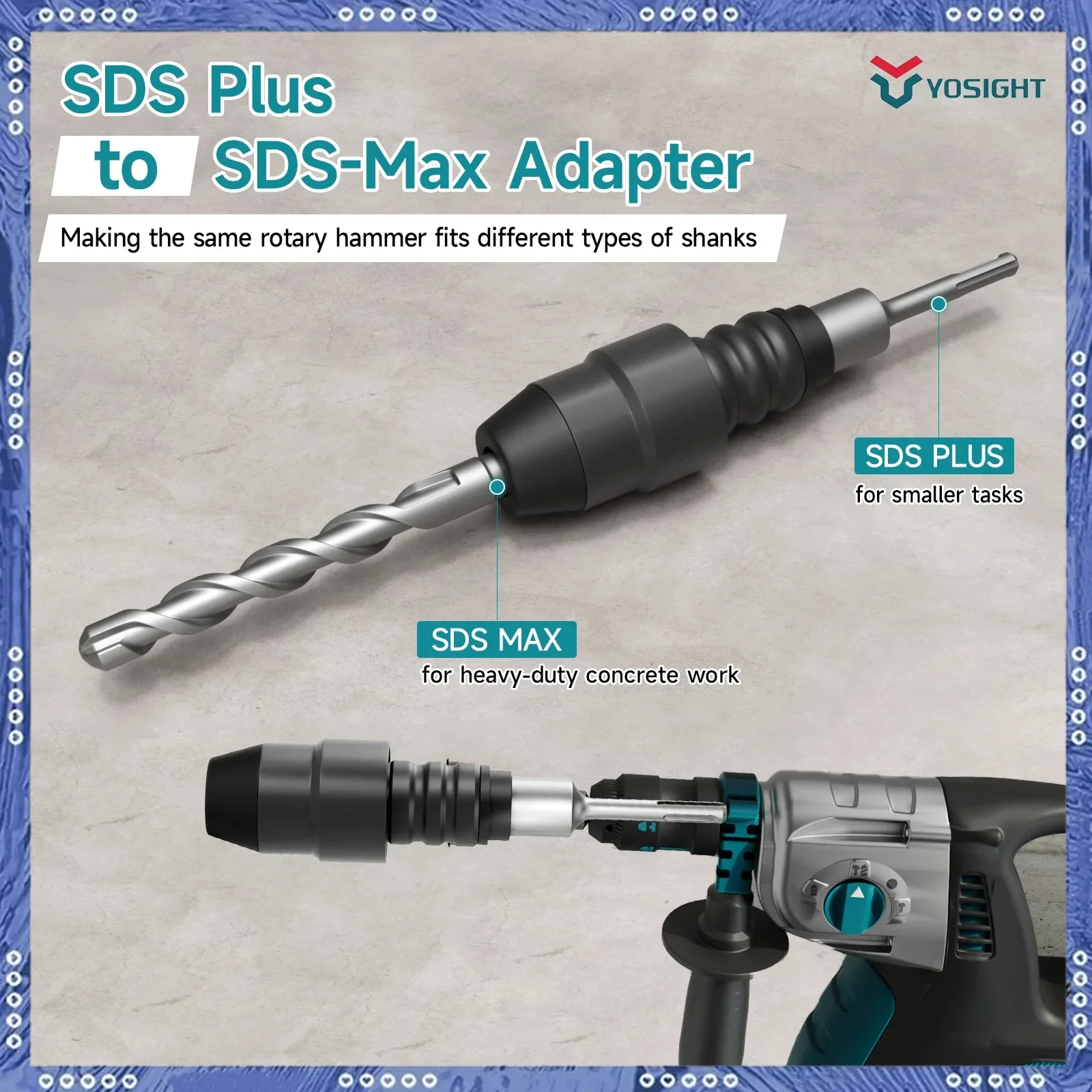 1 шт. адаптер SDS Plus на SDS Max для преобразователя ударной дрели 210 мм, аксессуар для ударной дрели, инструменты уникального дизайна
1 шт. адаптер SDS Plus на SDS Max для преобразователя ударной дрели 210 мм, аксессуар для ударной дрели, инструменты уникального дизайна