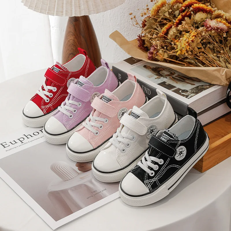 Children Casual Canvas Skate Shoes Boys Girls Versatile Fashionable Shoes Students Outdoor Sports Cloth Shoes Kids Skate Shoes
Children Casual Canvas Skate Shoes Boys Girls Versatile Fashionable Shoes Students Outdoor Sports Cloth Shoes Kids Skate Shoes
