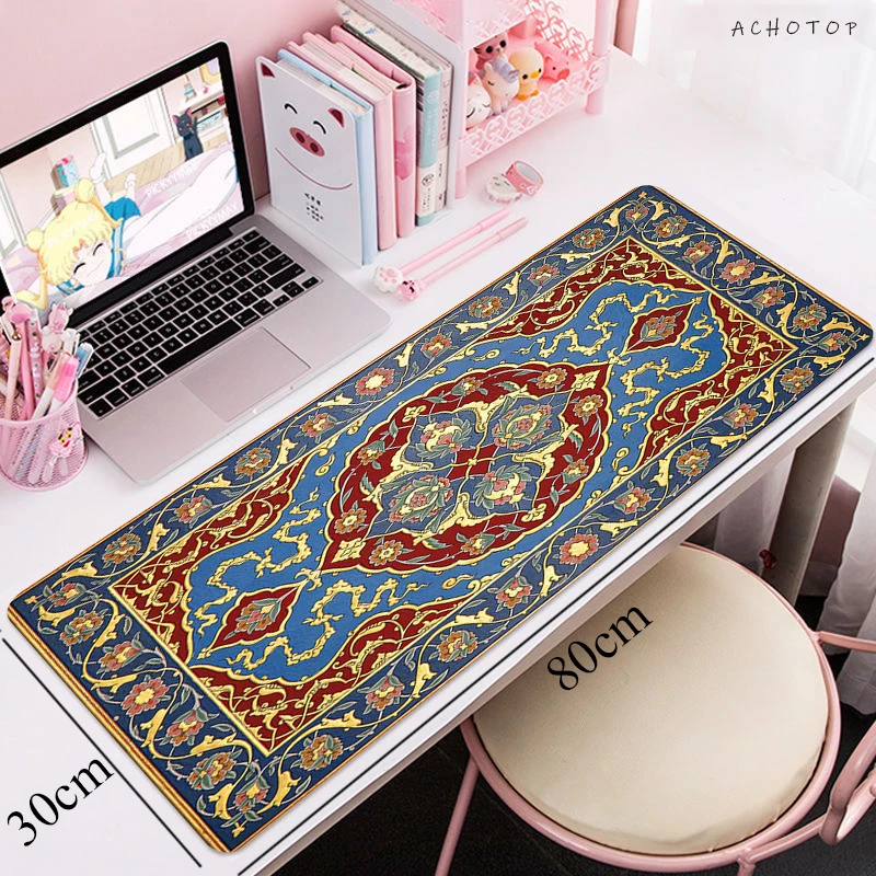 Офисный коврик XL 80x30 см, персидский коврик для мыши, коврики для компьютерной клавиатуры, настольные коврики, мягкий коврик для ноутбука, коврики для мыши с священными цветами
Офисный коврик XL 80x30 см, персидский коврик для мыши, коврики для компьютерной клавиатуры, настольные коврики, мягкий коврик для ноутбука, коврики для мыши с священными цветами
