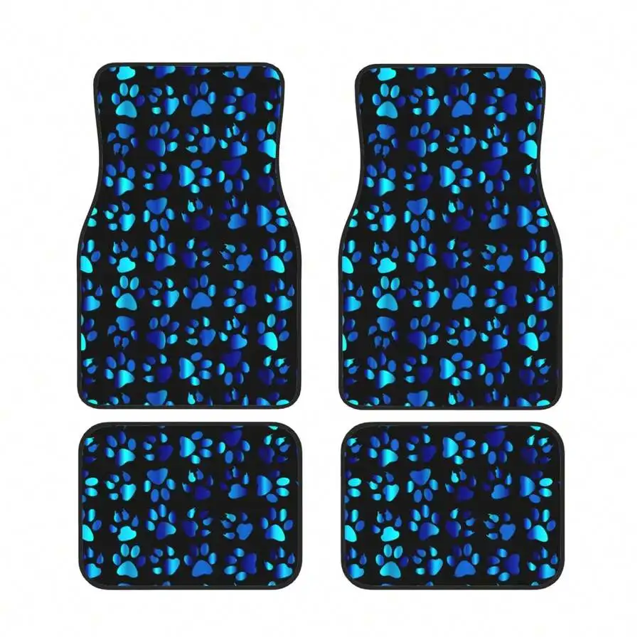 Blue Paw Print 4-Piece Car Floor Mats Set For Sedan Truck Universal Auto Accessories
Blue Paw Print 4-Piece Car Floor Mats Set For Sedan Truck Universal Auto Accessories