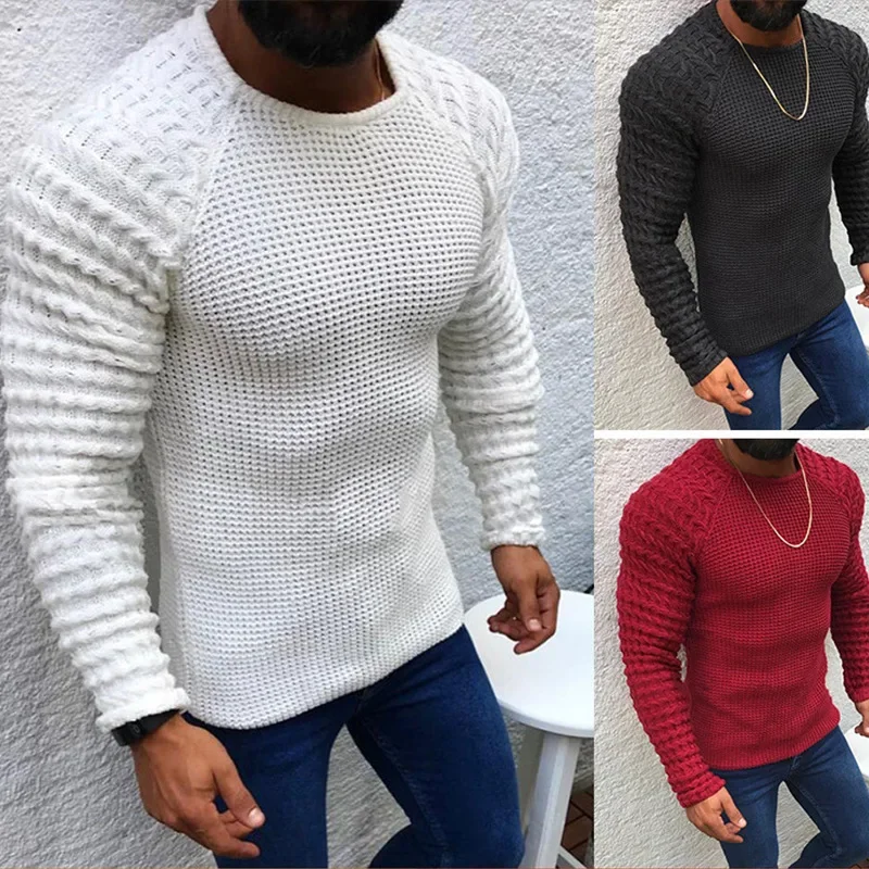 Sweater Men Autumn/winter Solid Color Slim Fit Long Sleeve Round Neck Pullover Knit Sweater for Men
Sweater Men Autumn/winter Solid Color Slim Fit Long Sleeve Round Neck Pullover Knit Sweater for Men