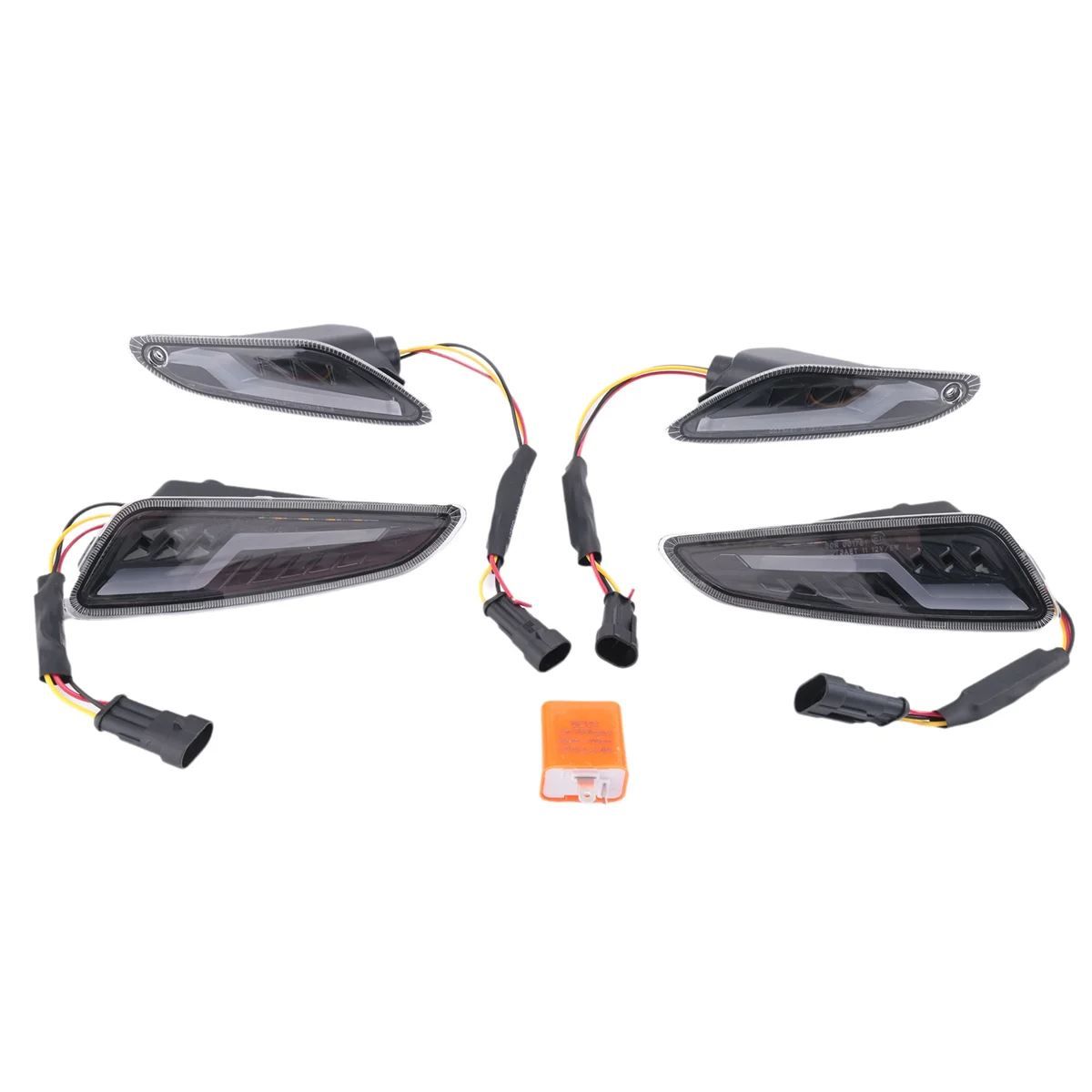 Motorcycle Front Rear Turn Signals Blinker Daytime Running LED Light for Piaggio Vespa Sprint Primavera 50 125 150CC
Motorcycle Front Rear Turn Signals Blinker Daytime Running LED Light for Piaggio Vespa Sprint Primavera 50 125 150CC