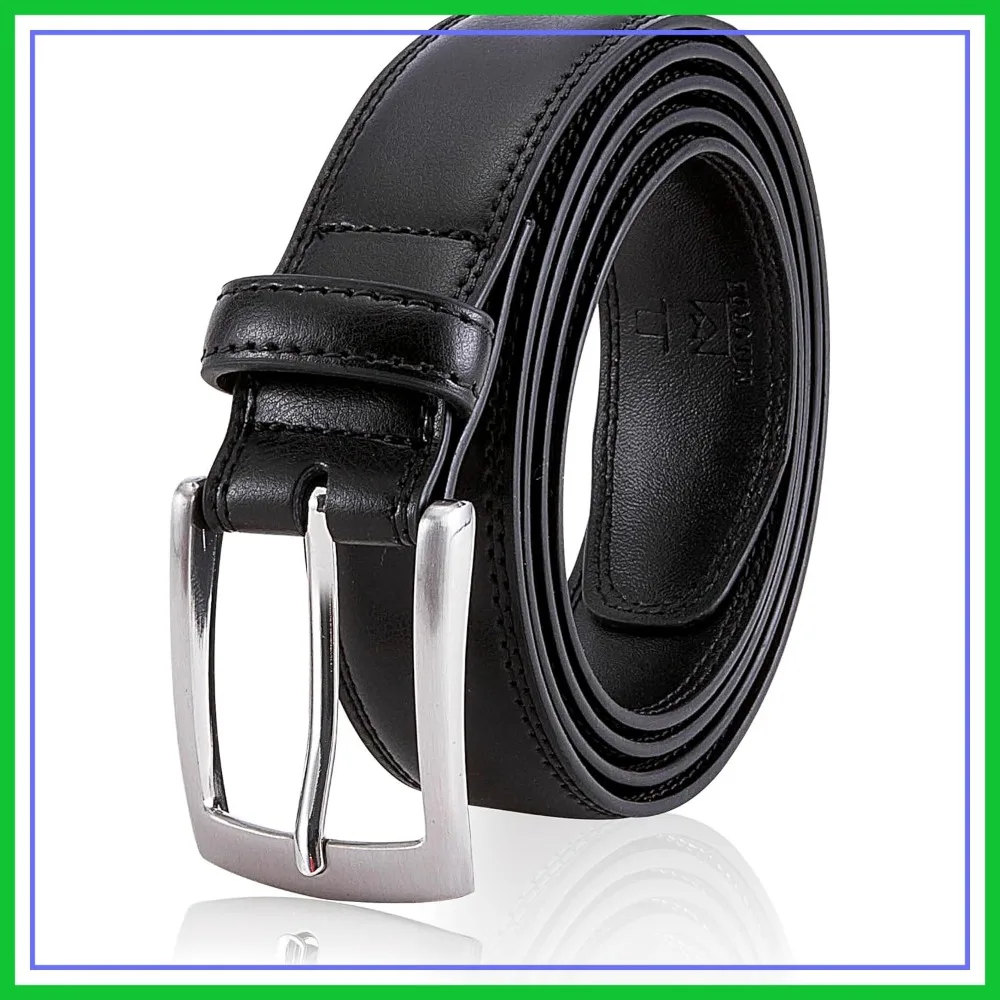 Men's Genuine Leather Dress Belt, Handmade 100% Cow Leather, Classic & Fashion for Work Business Casual
Men's Genuine Leather Dress Belt, Handmade 100% Cow Leather, Classic & Fashion for Work Business Casual
