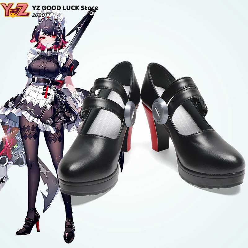 Zone Zero Ellen Joe Cosplay Shoes Game Zenless Women Halloween Party Maid Roleplay Shark Girl Black Customized Shoes High Heels
Zone Zero Ellen Joe Cosplay Shoes Game Zenless Women Halloween Party Maid Roleplay Shark Girl Black Customized Shoes High Heels