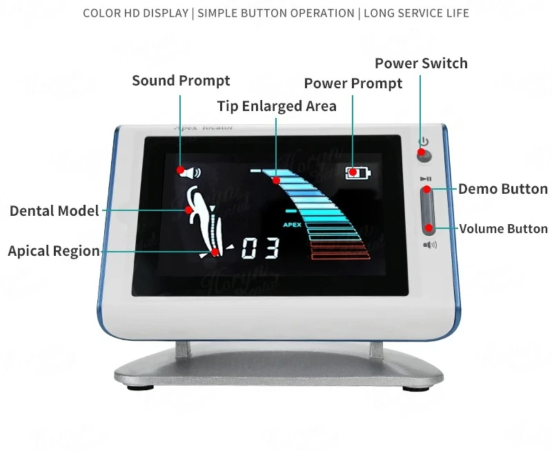 Premium Laboratory Endo Apex Locator Measuring Instrument LCD Screen Root Canal Apex Location Dentistrys Tools
Premium Laboratory Endo Apex Locator Measuring Instrument LCD Screen Root Canal Apex Location Dentistrys Tools