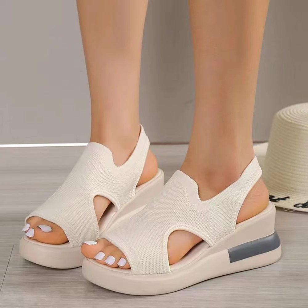 Women's Peep Toe Wedge Sandals Summer 2025 Breathable Mesh Weave Soft Platform Cut out Lightweight Back Strap Casual Shoes
Women's Peep Toe Wedge Sandals Summer 2025 Breathable Mesh Weave Soft Platform Cut out Lightweight Back Strap Casual Shoes