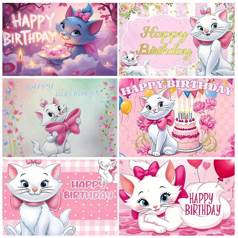 Disney Marie Cat Girls Birthday Party Background Decoration Supplies Baby Shower Banner Backdrop Decor Photo Shoot Prop Kid Gift
Disney Marie Cat Girls Birthday Party Background Decoration Supplies Baby Shower Banner Backdrop Decor Photo Shoot Prop Kid Gift