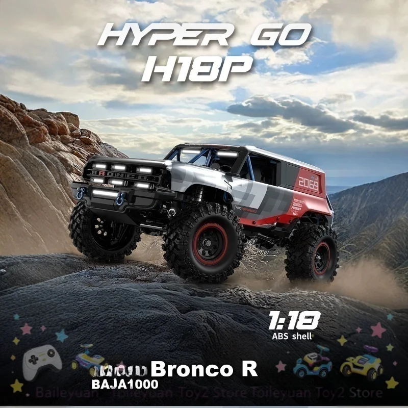 New MJX Brushless Remote Control Car 1:18 Scale H18p Bronco Baja 1000 Rock Crawler Off Road Hobby Model For Adult Enthusiasts
New MJX Brushless Remote Control Car 1:18 Scale H18p Bronco Baja 1000 Rock Crawler Off Road Hobby Model For Adult Enthusiasts