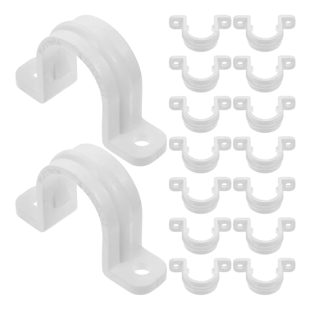 20 Pcs PVC Line Pipe Plastic Tube Clamps Strap Brackets for Mounting Through Conduit U-tube Heavy Duty Fixing Hose
20 Pcs PVC Line Pipe Plastic Tube Clamps Strap Brackets for Mounting Through Conduit U-tube Heavy Duty Fixing Hose