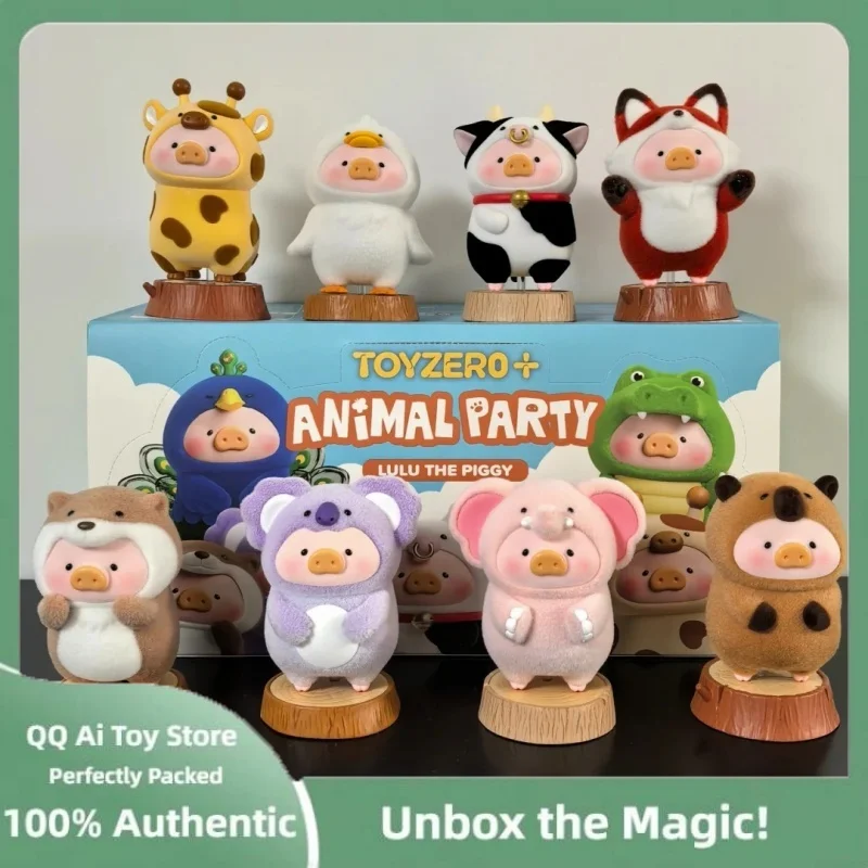 Original Lulu The Piggy Animal Party Series Blind Box Cute Piggy Action Figure Surprise Bag Elephant Anime Statue Gift Toys 
Original Lulu The Piggy Animal Party Series Blind Box Cute Piggy Action Figure Surprise Bag Elephant Anime Statue Gift Toys