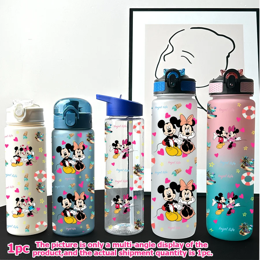 1Pc Disney Mickey Minnie printed 23-32oz multi-plastic water bottle portable sports water cup birthday gift
1Pc Disney Mickey Minnie printed 23-32oz multi-plastic water bottle portable sports water cup birthday gift