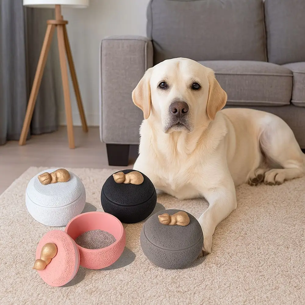 Cute Pets Memorial Urn Waterproof Dustproof Ashes Sealed Box with Lid Moisture Proof Pet Teeth Hair Storage Box Pet Souvenirs
Cute Pets Memorial Urn Waterproof Dustproof Ashes Sealed Box with Lid Moisture Proof Pet Teeth Hair Storage Box Pet Souvenirs