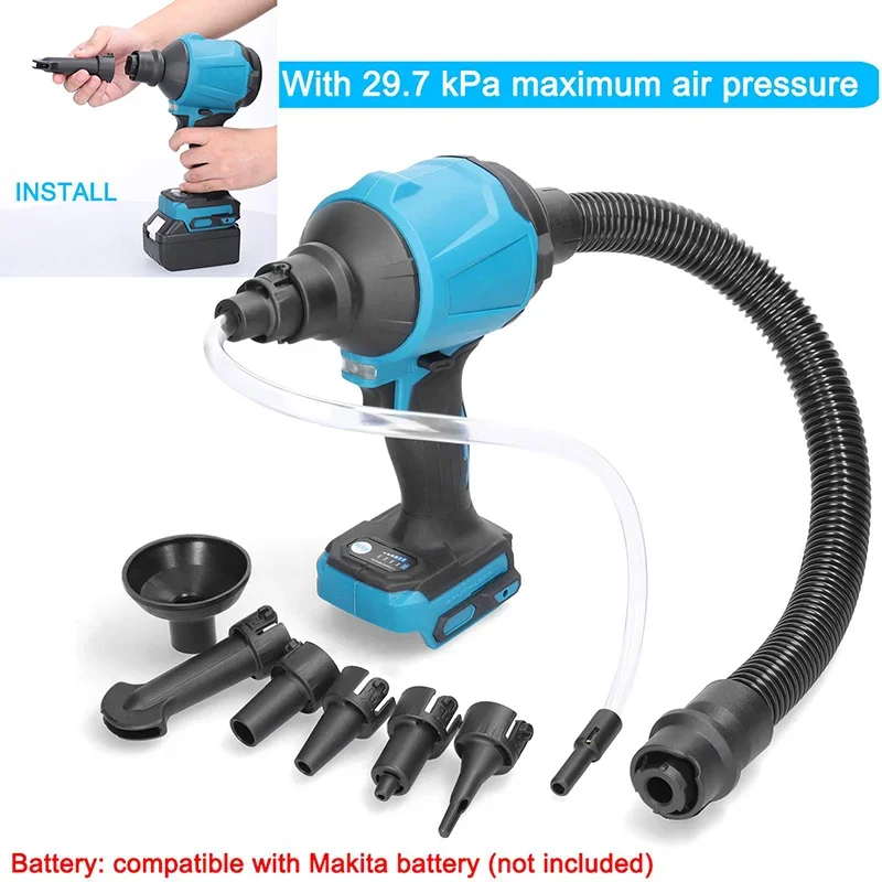 Rechargeable Air Dust Machine Lithium Electric Cordless Inflator Cleanner Dusts Blowing Fan Fit For Makita 18V Battery
Rechargeable Air Dust Machine Lithium Electric Cordless Inflator Cleanner Dusts Blowing Fan Fit For Makita 18V Battery