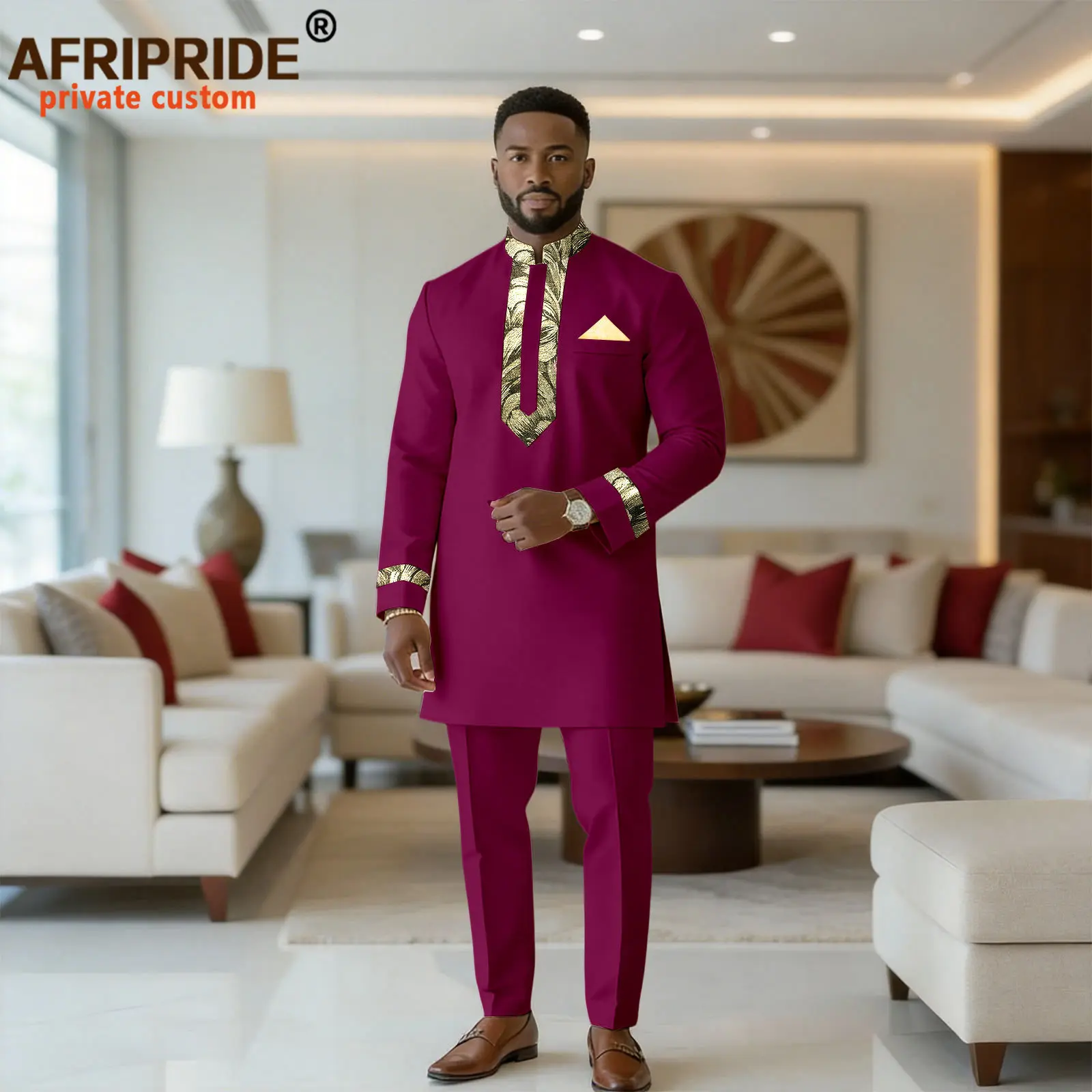 Men`s Suit Scoop Neck Applique Plus Size Kerchief Shirts and Trousers 2 Piece Set Dashiki Outfits African Clothes 2616063
Men`s Suit Scoop Neck Applique Plus Size Kerchief Shirts and Trousers 2 Piece Set Dashiki Outfits African Clothes 2616063
