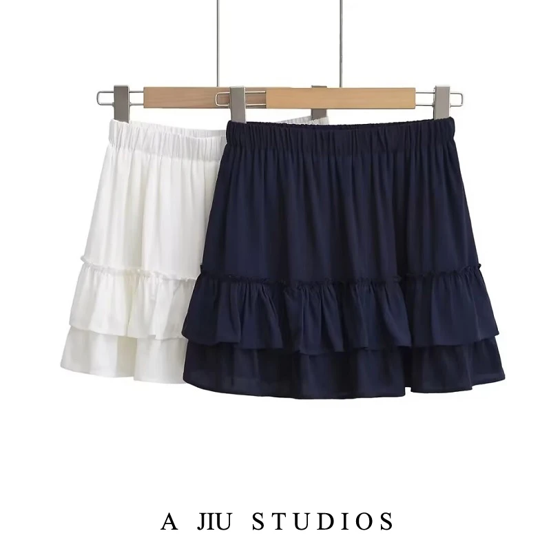 Юбка А-силуэта с высокой талией и кружевной отделкой, милая многоярусная юбка-кейк, тренд BM, новинка лета для девочек, юбка средней длины
Юбка А-силуэта с высокой талией и кружевной отделкой, милая многоярусная юбка-кейк, тренд BM, новинка лета для девочек, юбка средней длины