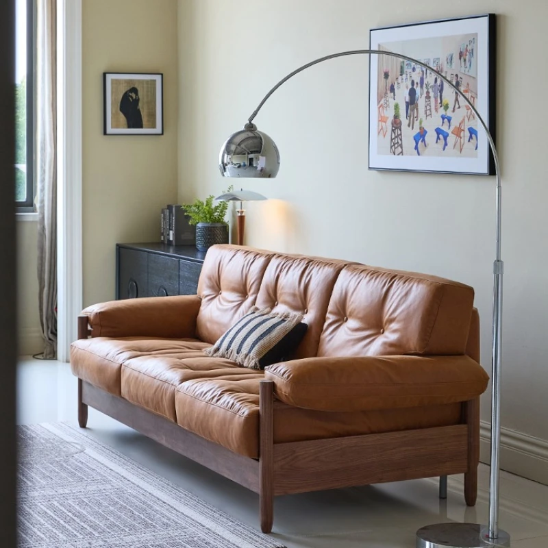 Rhine sofa bed, Bauhaus retro oil wax imitation leather walnut triple folding sofa bed
Rhine sofa bed, Bauhaus retro oil wax imitation leather walnut triple folding sofa bed