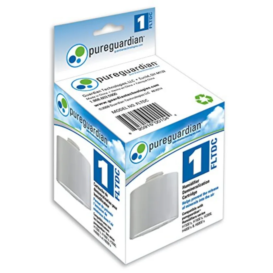 Humidifier Demineralization Filter, Cartridge 1, Prevents Release of Minerals, Lasts 1000 Hours, White, FLTDC
Humidifier Demineralization Filter, Cartridge 1, Prevents Release of Minerals, Lasts 1000 Hours, White, FLTDC