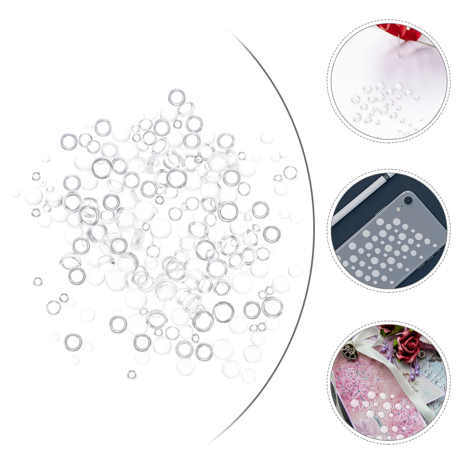 350Pcs Flat Round Resin Dew Shape Patches DIY Card Decoration Stickers Phone Case Craft Making Material DIY Handicraft Supplies
350Pcs Flat Round Resin Dew Shape Patches DIY Card Decoration Stickers Phone Case Craft Making Material DIY Handicraft Supplies