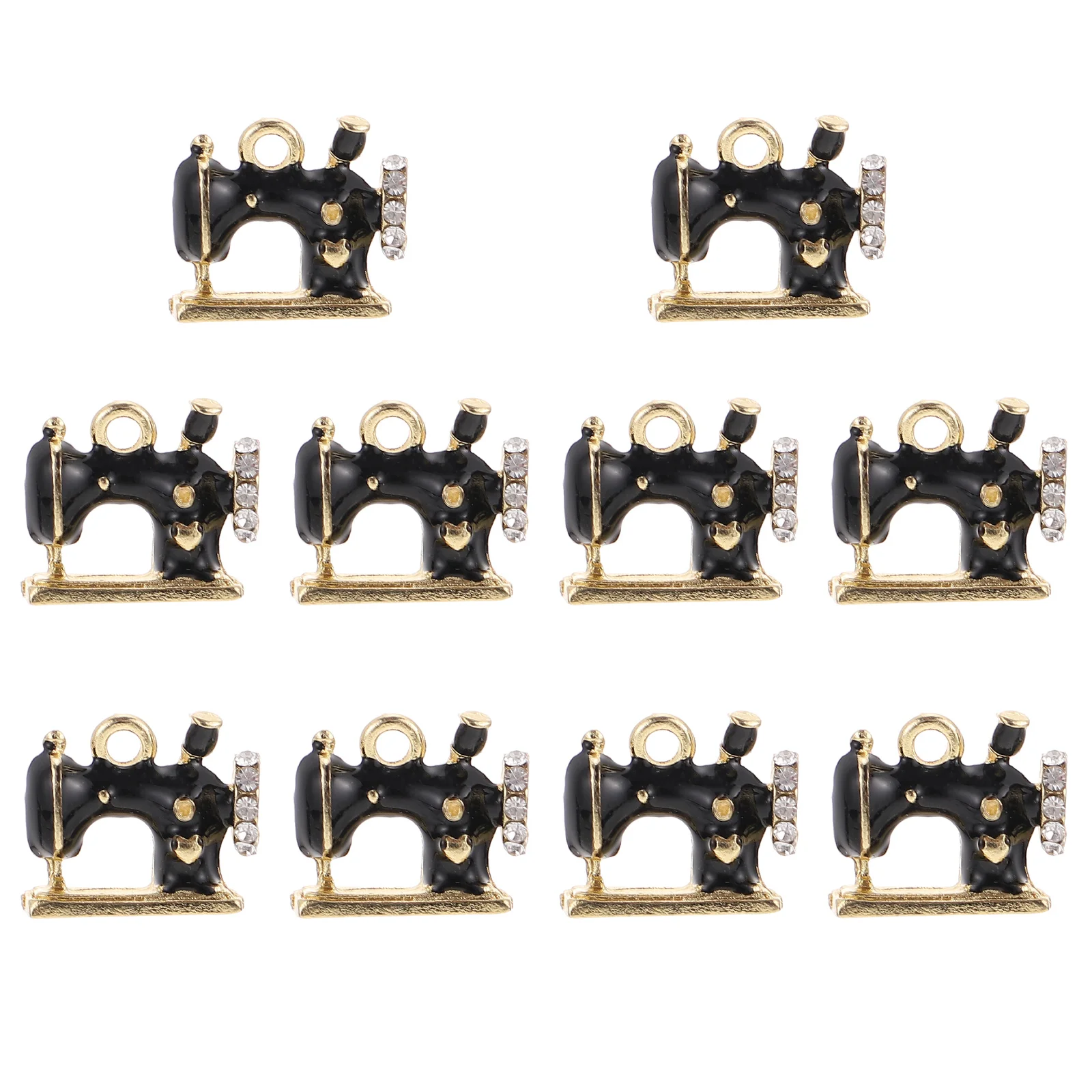 10 Pcs Sewing Machine Pendant Quilting Charms Buttons for Gemstone Jewelry Clasps Halloween Miss
10 Pcs Sewing Machine Pendant Quilting Charms Buttons for Gemstone Jewelry Clasps Halloween Miss