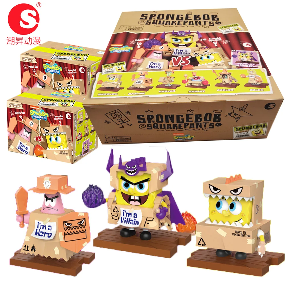 НОВЫЕ оригинальные квадратные штаны «Губка Боб» Brave Stage Series слепая коробка модные коллекционные кавайные украшения для стола подарки-сюрпризы для детей 
НОВЫЕ оригинальные квадратные штаны «Губка Боб» Brave Stage Series слепая коробка модные коллекционные кавайные украшения для стола подарки-сюрпризы для детей