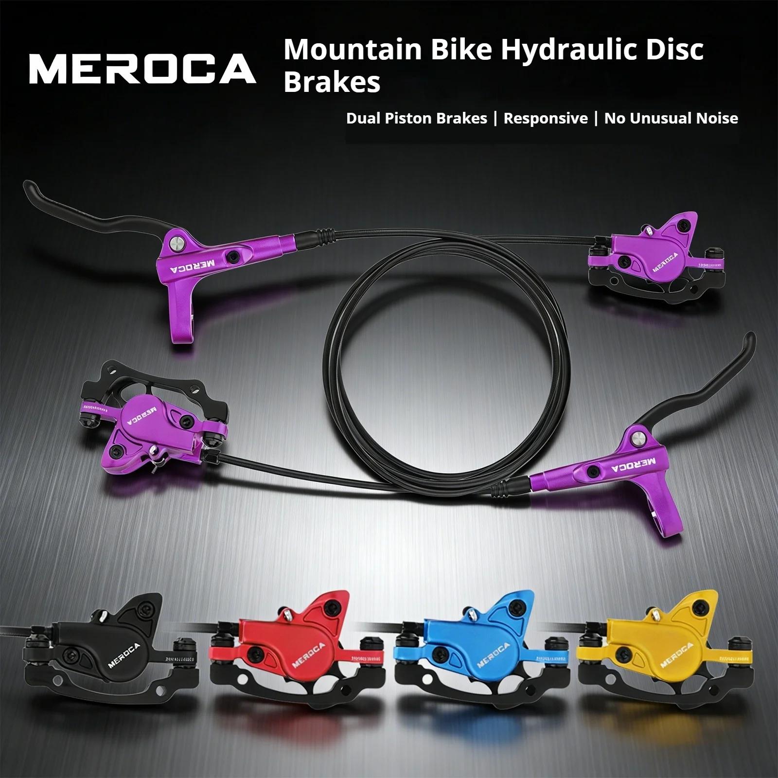 MEROCA MTB Hydraulic Disc Brake Dual Side Braking Colorful Brake Caliper Kit
MEROCA MTB Hydraulic Disc Brake Dual Side Braking Colorful Brake Caliper Kit