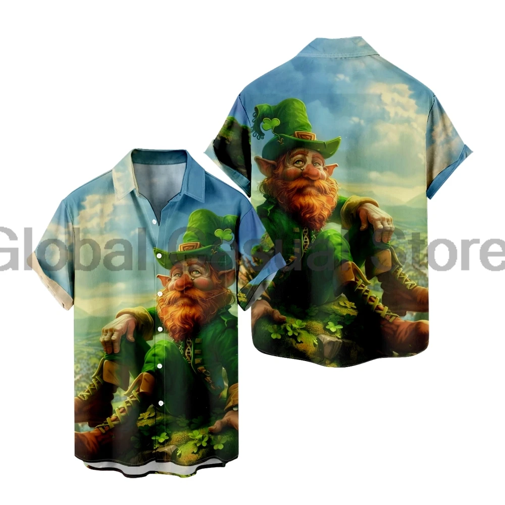 Рубашка с короткими рукавами ко Дню Святого Патрика, футболка с откидным воротником, мужская/женская уличная одежда, повседневная одежда, летняя рубашка с отложным воротником
Рубашка с короткими рукавами ко Дню Святого Патрика, футболка с откидным воротником, мужская/женская уличная одежда, повседневная одежда, летняя рубашка с отложным воротником