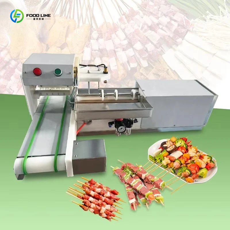 Customized Automatic Electric BBQ Meat Mutton Steel Skewer Maker Stick String Machine
Customized Automatic Electric BBQ Meat Mutton Steel Skewer Maker Stick String Machine