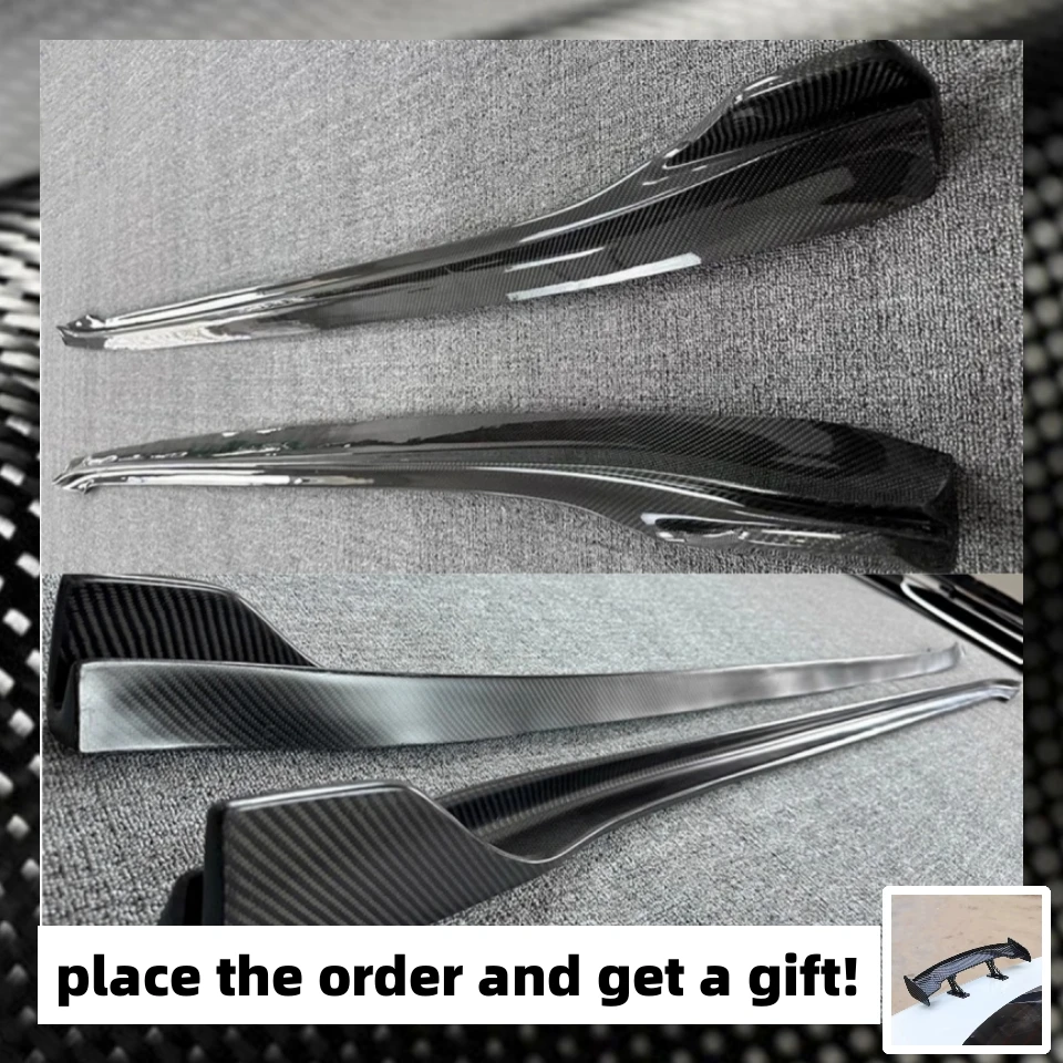 Боковые юбки из углеродного волокна для Tesla Model 3, новый стиль, глянцевая матовая боковая лопата из углеродного волокна, автомобильные аксессуары
Боковые юбки из углеродного волокна для Tesla Model 3, новый стиль, глянцевая матовая боковая лопата из углеродного волокна, автомобильные аксессуары