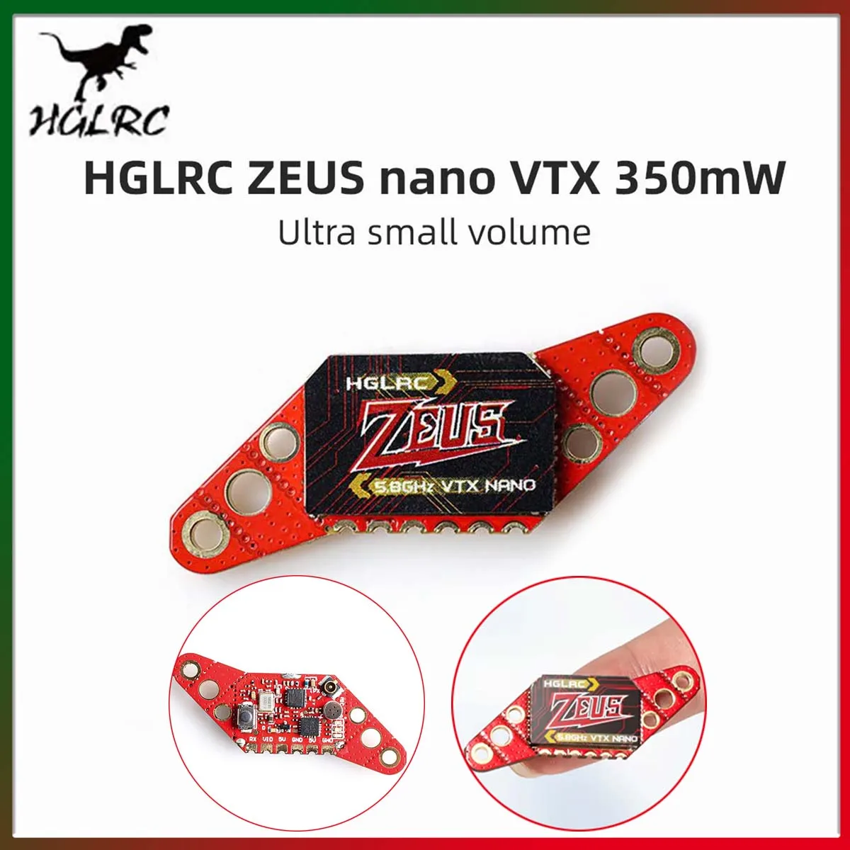 HGLRC Zeus VTX 350 МВт FPV 5,8G 40CH 40-канальный встроенный микрофонный передатчик для RC FPV Freestyle Racing Дрон дальнего действия DIY
HGLRC Zeus VTX 350 МВт FPV 5,8G 40CH 40-канальный встроенный микрофонный передатчик для RC FPV Freestyle Racing Дрон дальнего действия DIY