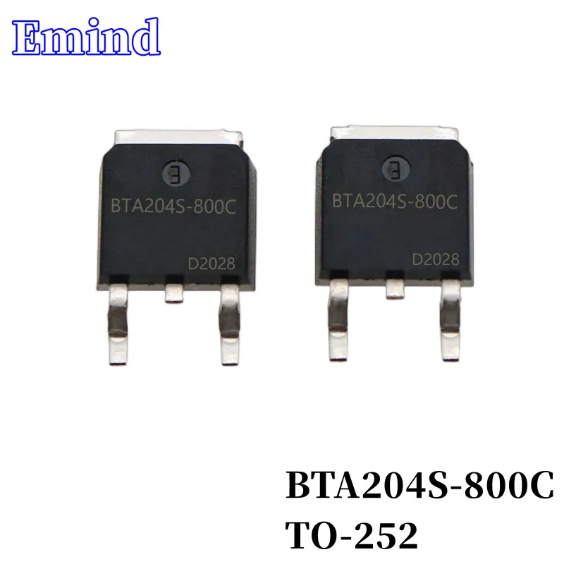 50/100/200/500/1000Pcs BTA204S-800C Triac 4A/800V TO-252 BTA204S SMD Thyristor Large Chip
50/100/200/500/1000Pcs BTA204S-800C Triac 4A/800V TO-252 BTA204S SMD Thyristor Large Chip