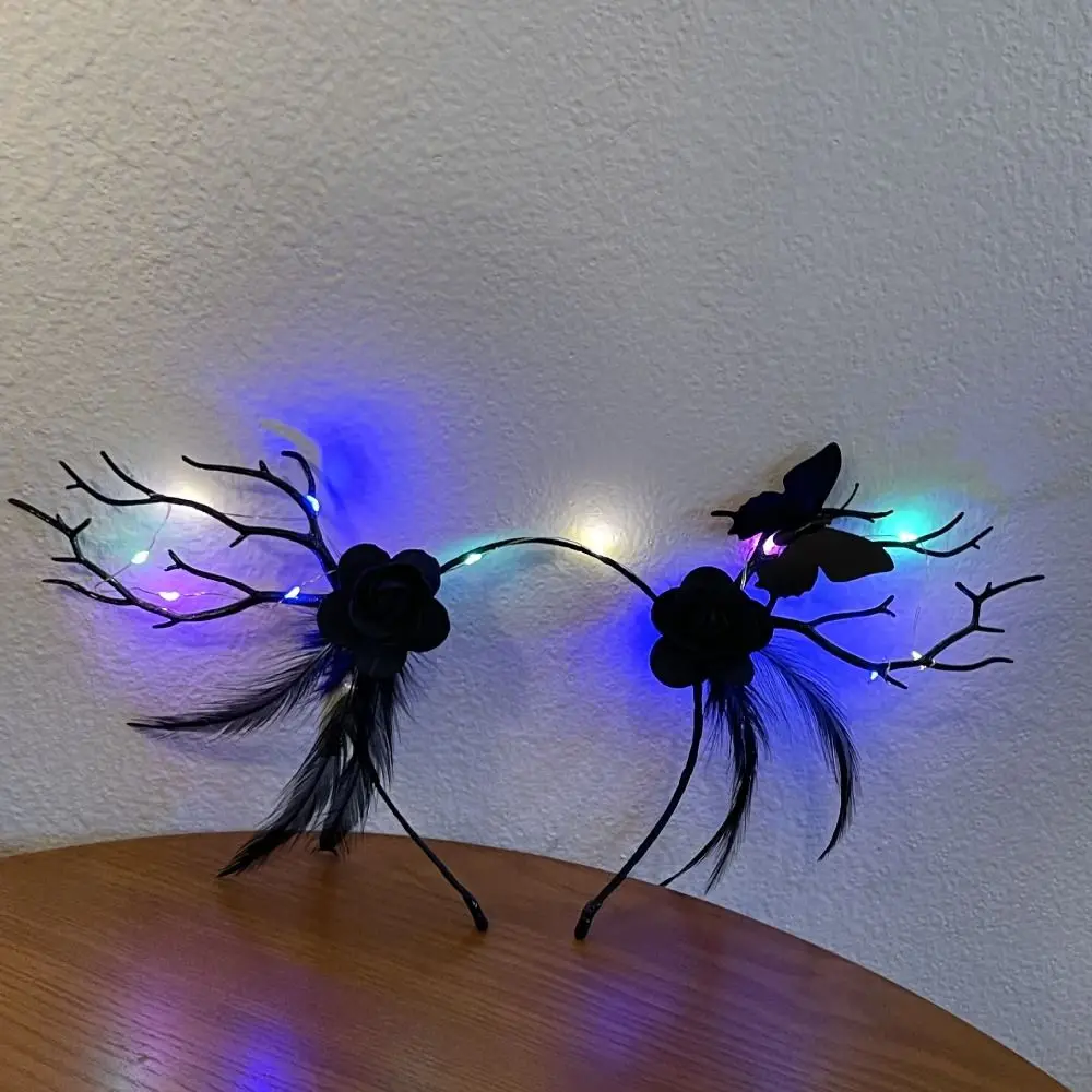Elk Ears Halloween Glowing Antler Hair Hoop LED Pumpkin Fairy Deer Ear Headband Skull Headband Kids Head Wear Hair Ornament
Elk Ears Halloween Glowing Antler Hair Hoop LED Pumpkin Fairy Deer Ear Headband Skull Headband Kids Head Wear Hair Ornament