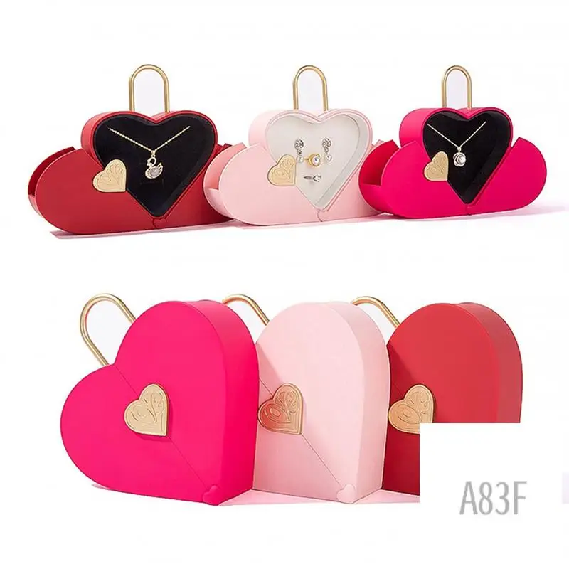 A83F-Creative Heart Jewelry Box New Tanabata Valentine's Day Gift Box Ring Necklace Set Jewelry Gift Box
A83F-Creative Heart Jewelry Box New Tanabata Valentine's Day Gift Box Ring Necklace Set Jewelry Gift Box