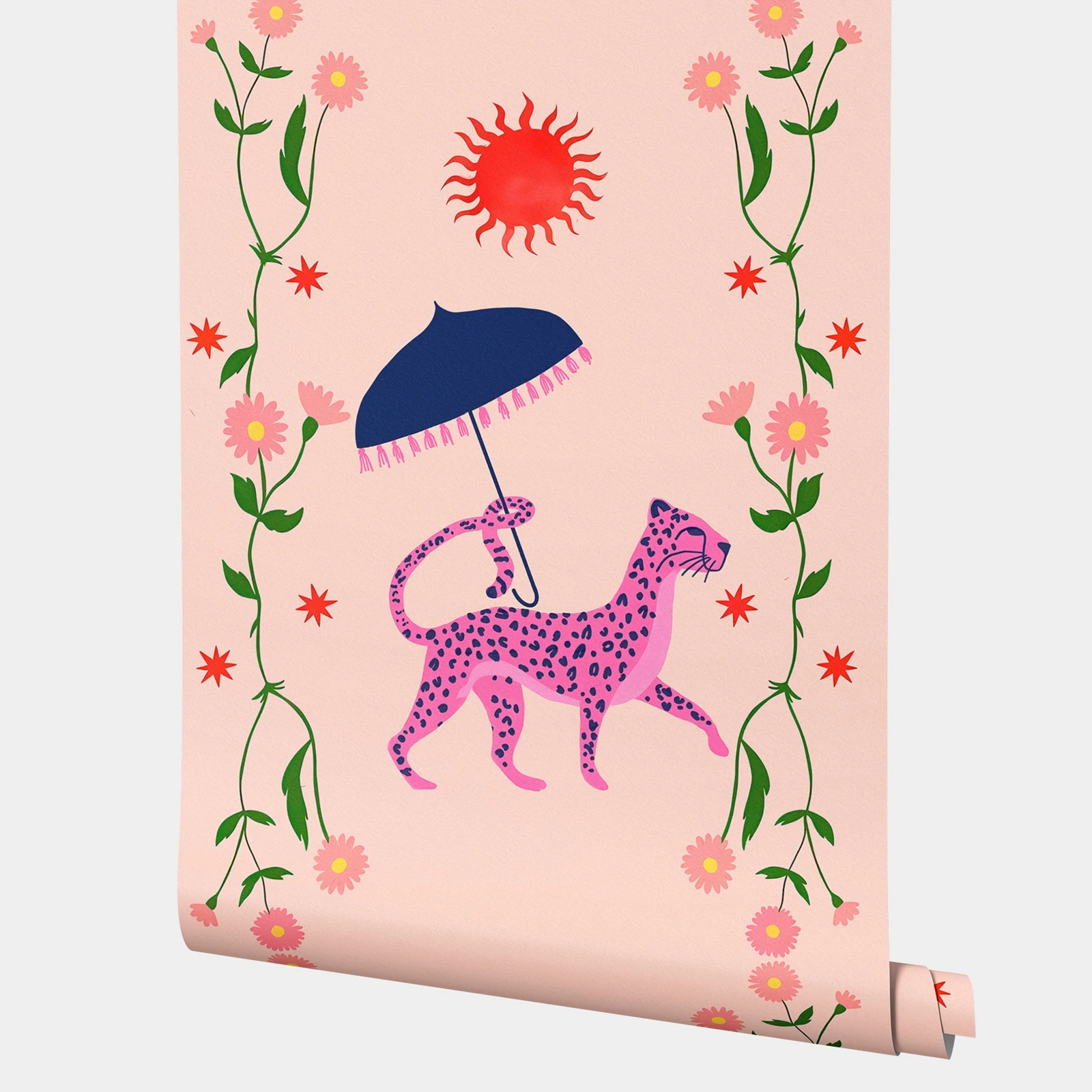 Уникальная настенная бумага, хит продаж, розовый леопардовый настенный рисунок с зонтиком и цветочными акцентами, нетканые обои для детской комнаты, 50*300 см
Уникальная настенная бумага, хит продаж, розовый леопардовый настенный рисунок с зонтиком и цветочными акцентами, нетканые обои для детской комнаты, 50*300 см