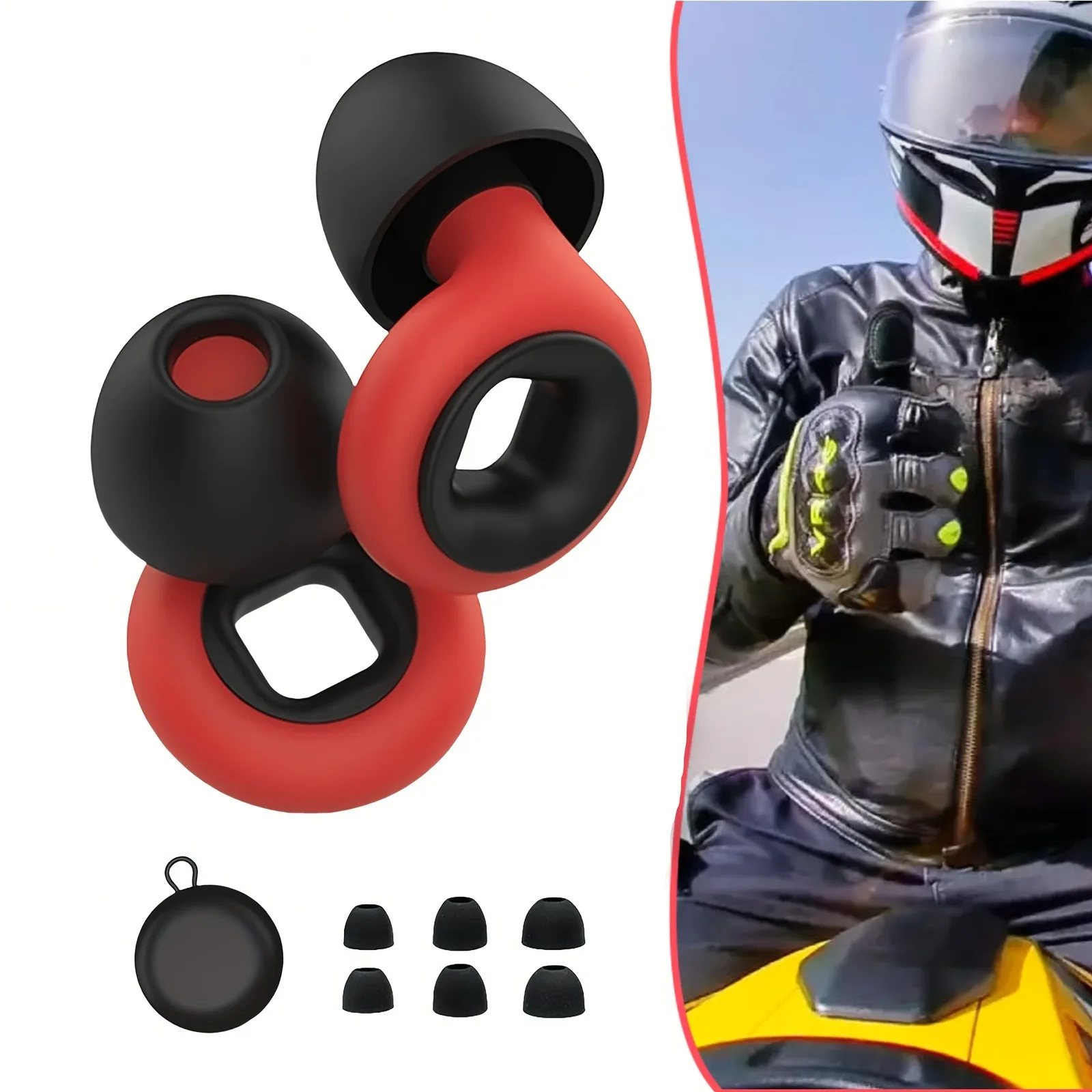 Travel Earplugs, Waterproof And Reusable Noise-Canceling Earplugs, Noise-Canceling Earplugs That Can Be Worn During Cycling
Travel Earplugs, Waterproof And Reusable Noise-Canceling Earplugs, Noise-Canceling Earplugs That Can Be Worn During Cycling