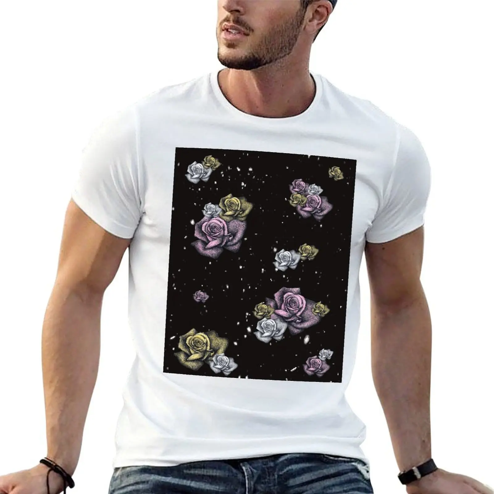 Roses Print T-Shirt man t shirt designer t shirts for man pack white T-Shirt
Roses Print T-Shirt man t shirt designer t shirts for man pack white T-Shirt