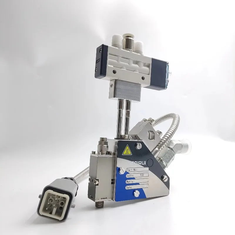Robot spray applicator head Diamond system, industrial grade pneumatic hot melt glue gun Aluminum nozzle 1 year
Robot spray applicator head Diamond system, industrial grade pneumatic hot melt glue gun Aluminum nozzle 1 year