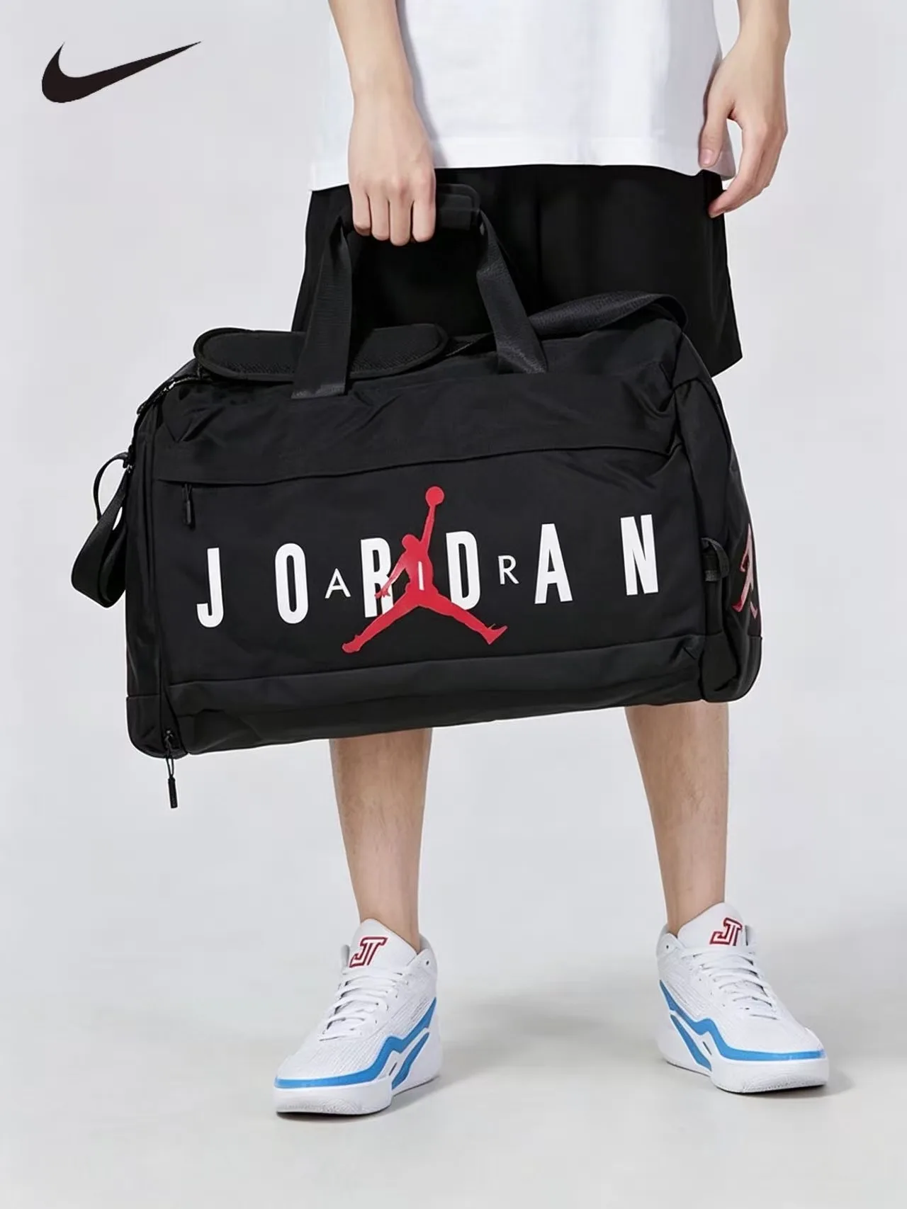 NIKE Unisex Barrel Duffel Bag Handbag Crossbody Shoulder Bag Portable Large Capacity Sports Gym Training Bag JD2243023GS-002
NIKE Unisex Barrel Duffel Bag Handbag Crossbody Shoulder Bag Portable Large Capacity Sports Gym Training Bag JD2243023GS-002