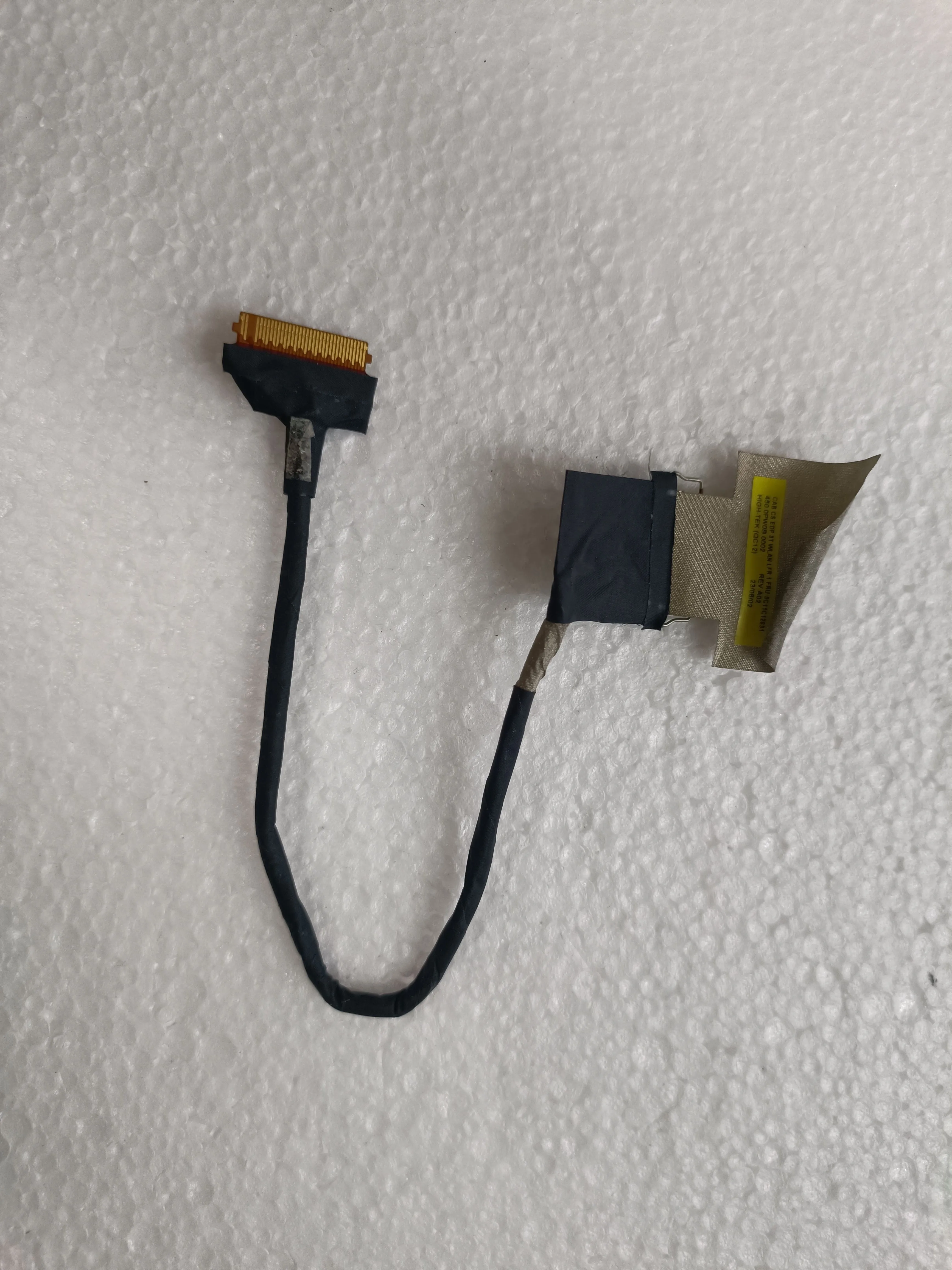 Used Original for Lenovo ThinkPad L13 Gen 3 AMD Screen Cable 5C11C12631 450.0PW0B.0002
Used Original for Lenovo ThinkPad L13 Gen 3 AMD Screen Cable 5C11C12631 450.0PW0B.0002