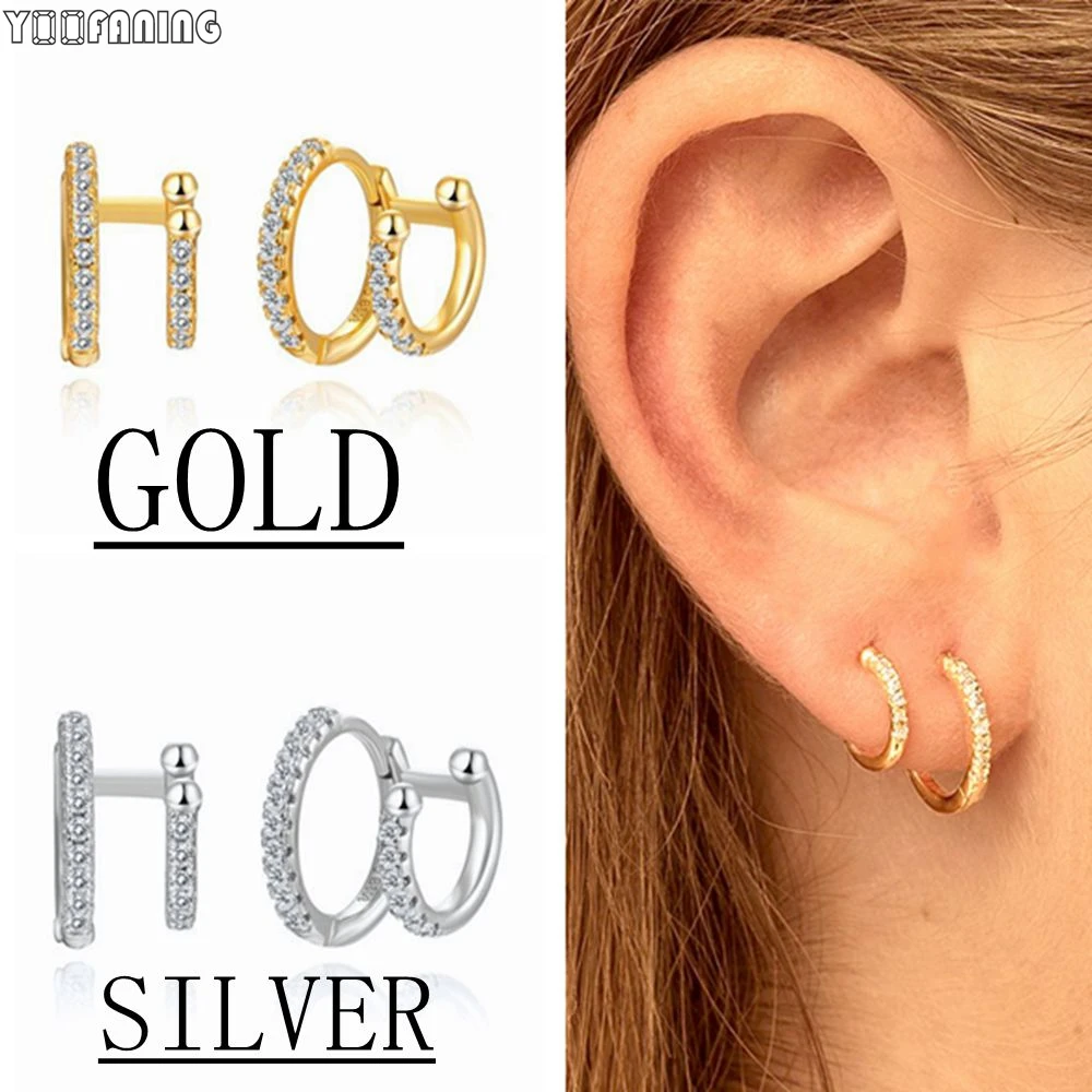 925 Sterling Silver Ear Needle Classic Luxury Hoop Gold Silver Earrings White Zircon Irregular Design Earrings for Women Jewelry
925 Sterling Silver Ear Needle Classic Luxury Hoop Gold Silver Earrings White Zircon Irregular Design Earrings for Women Jewelry