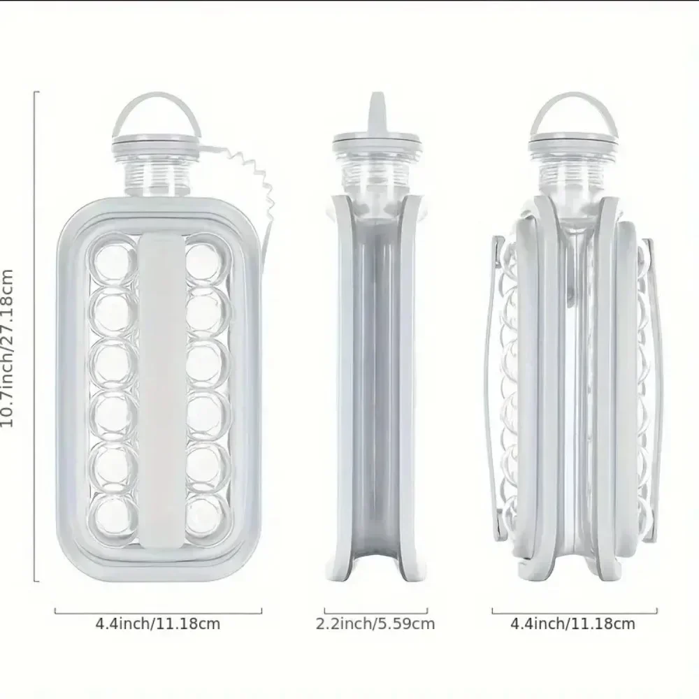 Portable 2-in-1 folding ice maker and water kettle, equipped with innovative ice cube molds
Portable 2-in-1 folding ice maker and water kettle, equipped with innovative ice cube molds