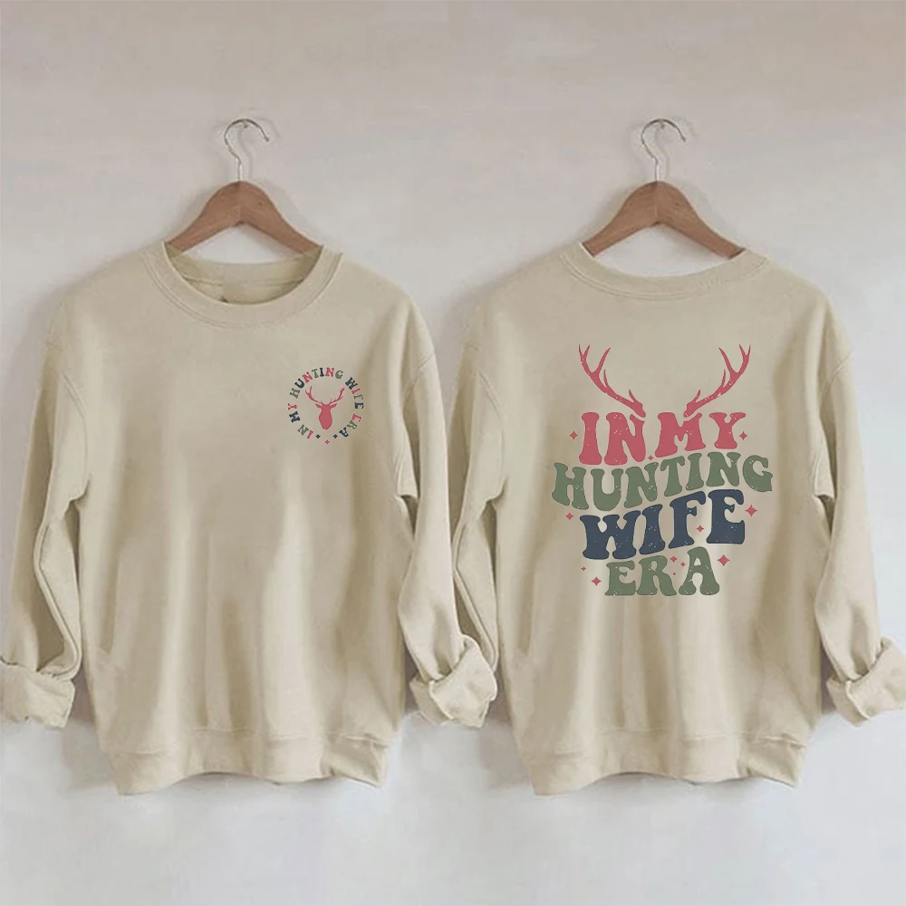 Rheaclots In My Hunting Wife Era Print Women's Cotton Female Cute Long Sleeves Sweatshirt
Rheaclots In My Hunting Wife Era Print Women's Cotton Female Cute Long Sleeves Sweatshirt
