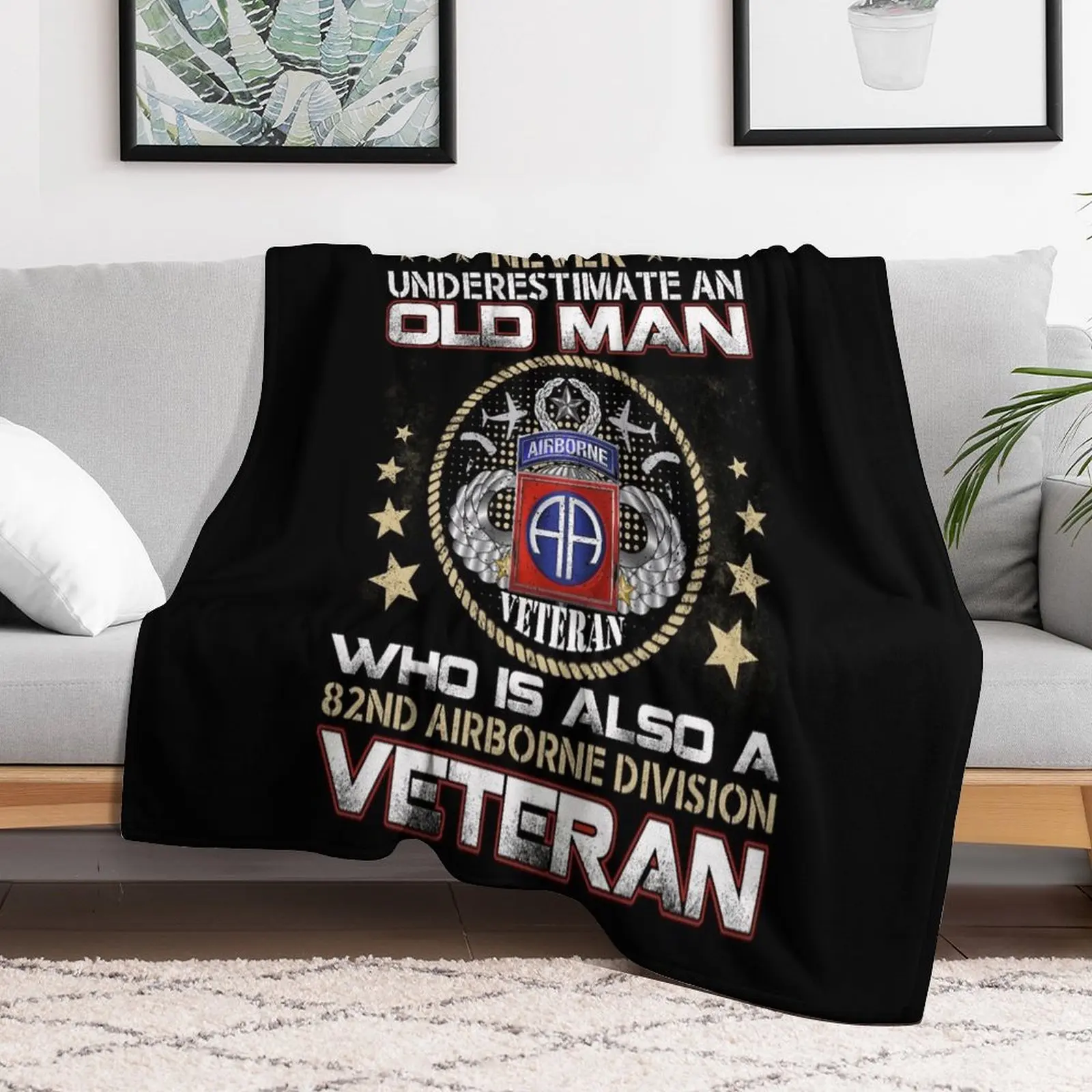 Mens Never Underestimate An Old Man Who Is Also An 82nd Airborne Throw Blanket anime Quilt Moving Blankets
Mens Never Underestimate An Old Man Who Is Also An 82nd Airborne Throw Blanket anime Quilt Moving Blankets