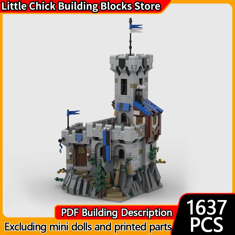 Средневековый замок, модель MOC, строительные кирпичи, замок в долине, модульная технология, детские праздничные подарки, сборка игрушек, костюм
Средневековый замок, модель MOC, строительные кирпичи, замок в долине, модульная технология, детские праздничные подарки, сборка игрушек, костюм