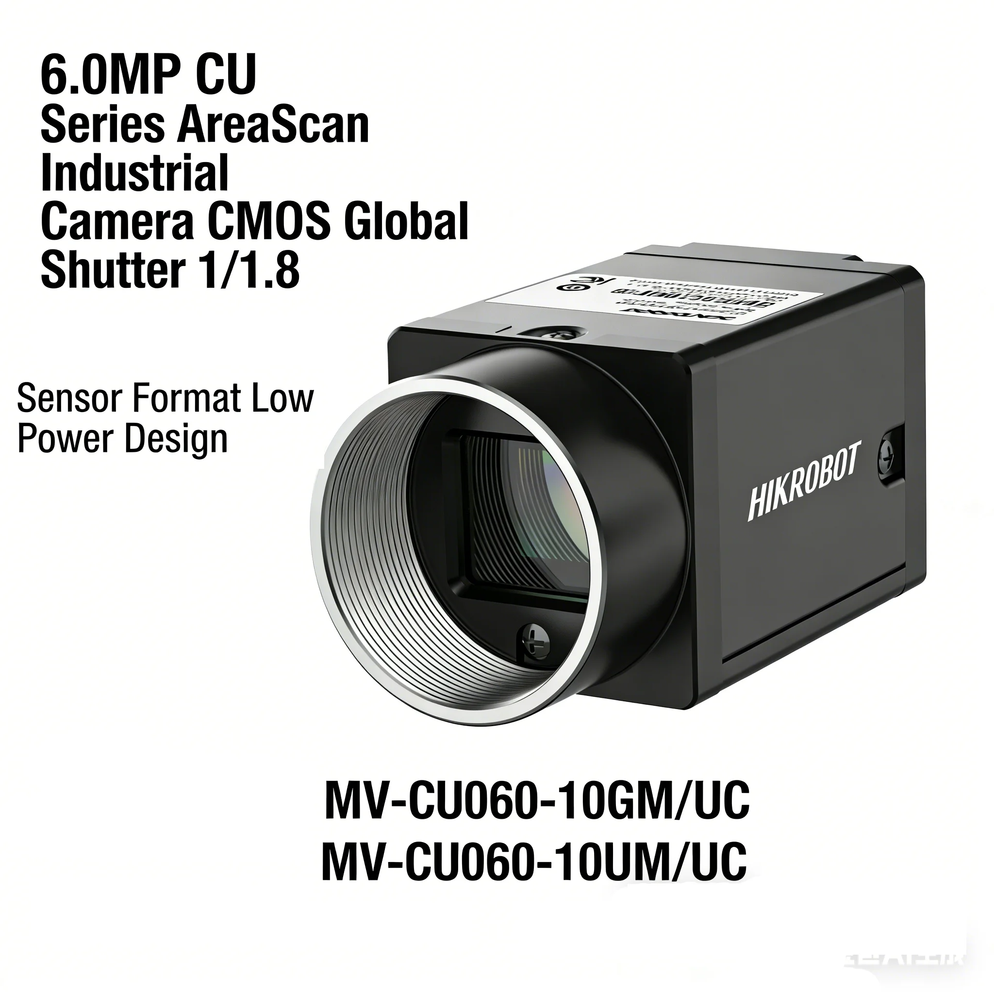 Промышленная камера Hikrobot MV-CU060-10GM/GC, MV-CU060-10UM/UC, 6 МП, CMOS, с технологией Rolling Shutter и функцией сканирования по площади
Промышленная камера Hikrobot MV-CU060-10GM/GC, MV-CU060-10UM/UC, 6 МП, CMOS, с технологией Rolling Shutter и функцией сканирования по площади