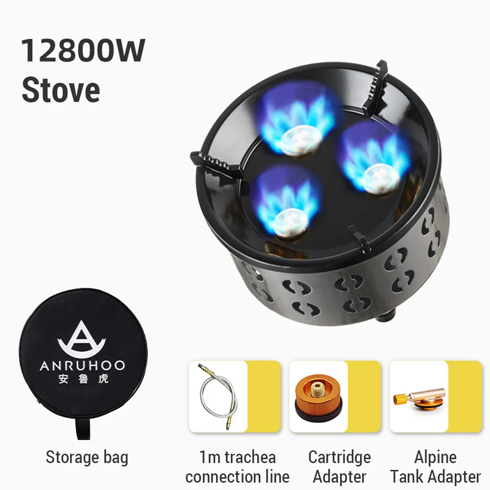 Portable Camping Stove Lightweight Gas Propane Coal Stove with Windproof Ring & All-copper Nozzle for Outdoor Cooking Picnic
Portable Camping Stove Lightweight Gas Propane Coal Stove with Windproof Ring & All-copper Nozzle for Outdoor Cooking Picnic